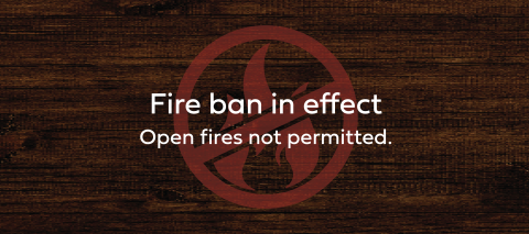 Fire ban in effect